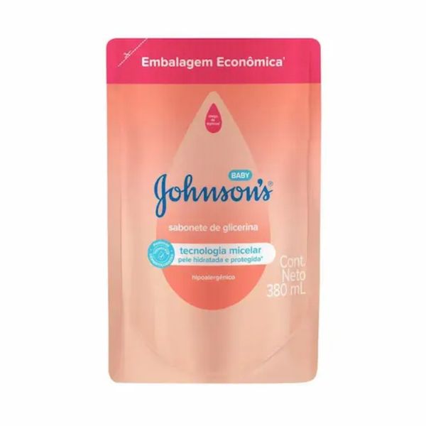 Sabonete Líquido Infantil Johnson's Baby Cabeça Aos Pés Glicerina Embalagem 380ml