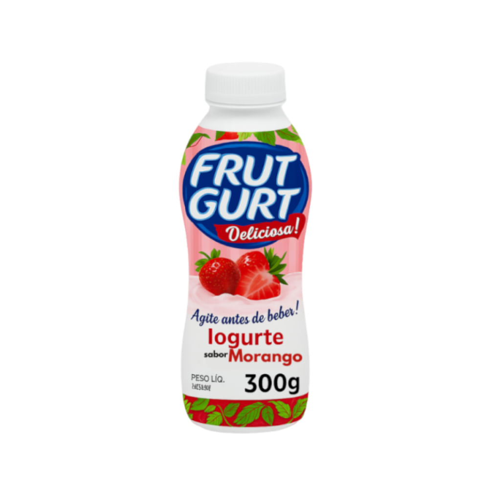 Iogurte FRUTGURT Morango Garrafa 300g