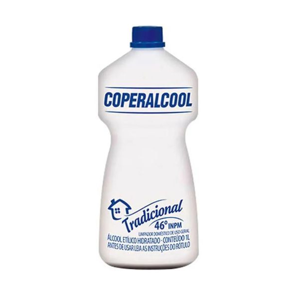 Álcool Tradicional Coperalcool 46 Embalagem 1L