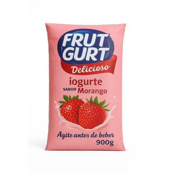 Iogurte FRUTGURT Sortidos Morango Sachê 900g
