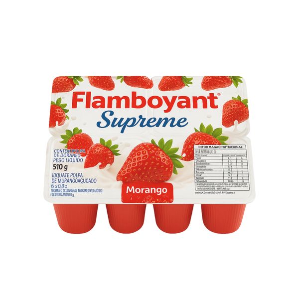 Iogurte Supreme FLAMBOYANT Morango 540g