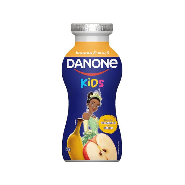 Iogurte Liquido DANONE Kids Banana e Maçã Frasco 150g