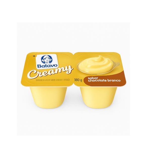 Sobremesa Láctea BATAVO Cremosa Chocolate Branco 200g