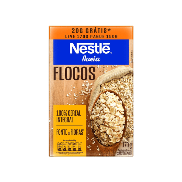 Aveia em Flocos Nestlé Leve 170g Pague 150g