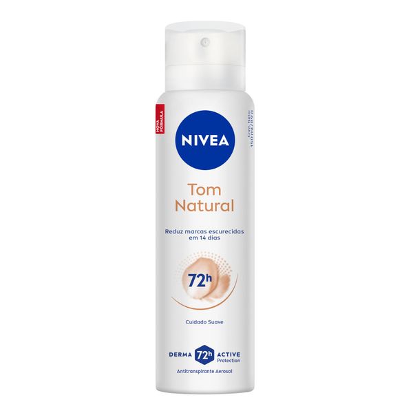 NIVEA Desodorante Antitranspirante Aerossol Tom Natural 150ml