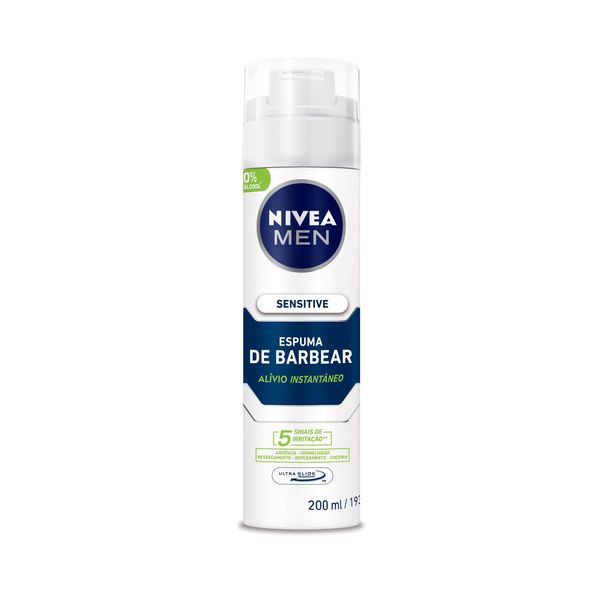NIVEA MEN Espuma de Barbear Sensitive 200ml