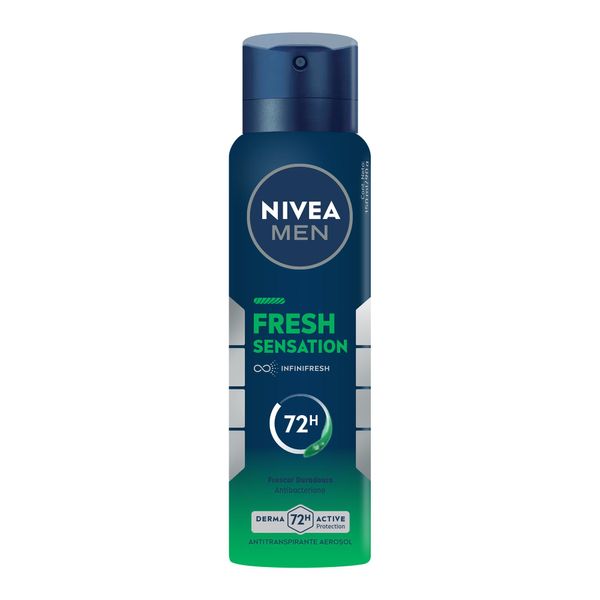 NIVEA MEN Desodorante Antitranspirante Aerossol Fresh Sensation 150ml