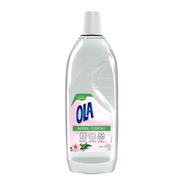 Sabão Líquido Ola Natural Essentials Água de Rosas 1L