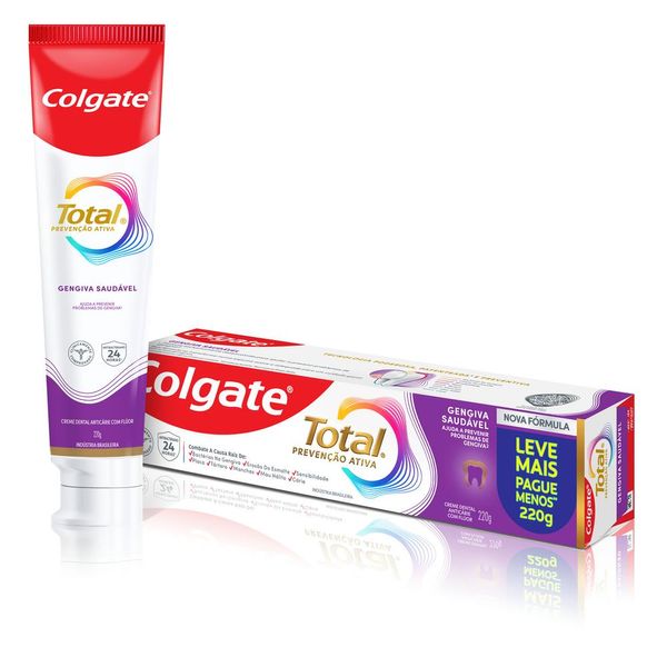 Creme Dental Colgate Total Gengiva Reforçada 220g