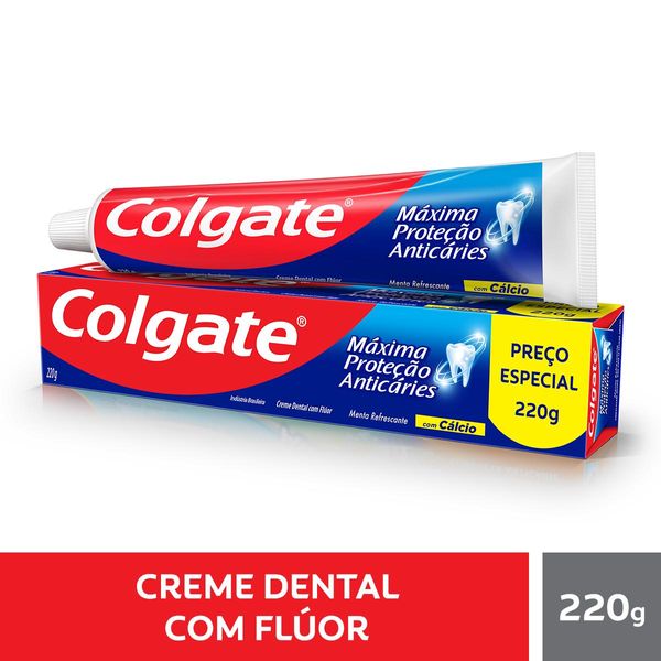 Creme Dental Colgate Máxima Proteção Anticáries 220gr