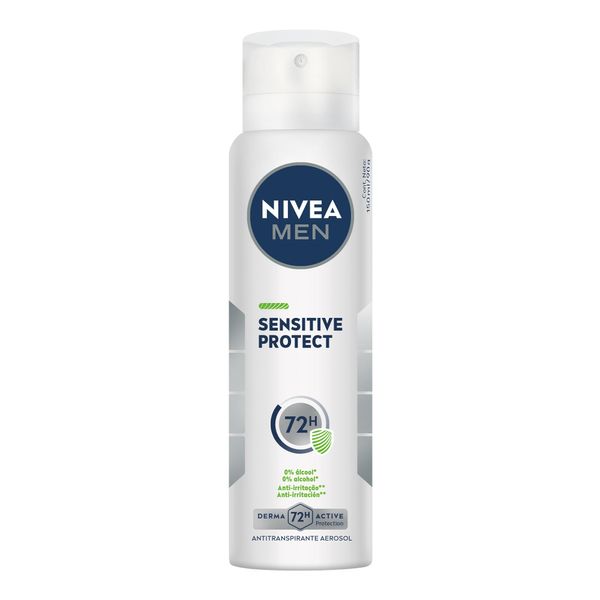 NIVEA MEN Desodorante Antitranspirante Aerossol Sensitive Protect 150ml