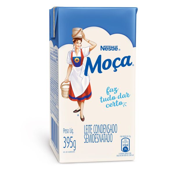 Leite Condensado Semidesnatado MOÇA Caixinha 395g