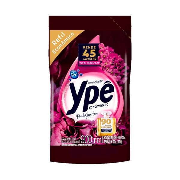 Amaciante Concentrado Ypê Pink Refil 900ml