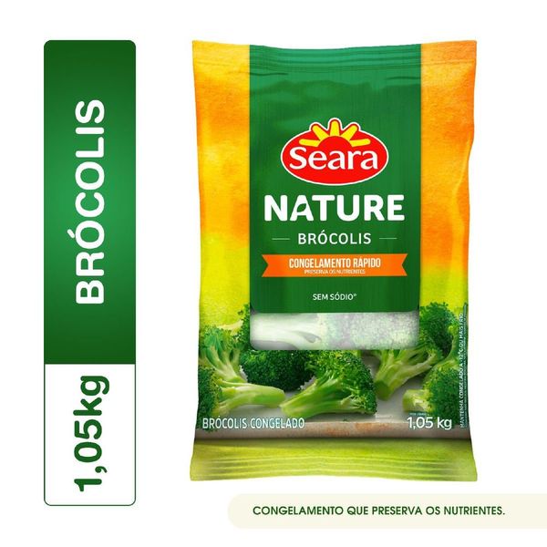 Brócolis florete congelado Seara Nature 1,05kg