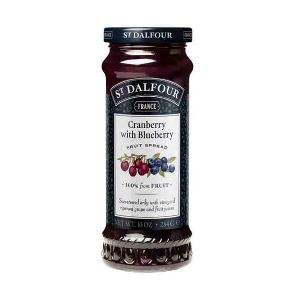 Geleia St. Dalfour Sabor Cranberry e Mirtillo Pote 284g