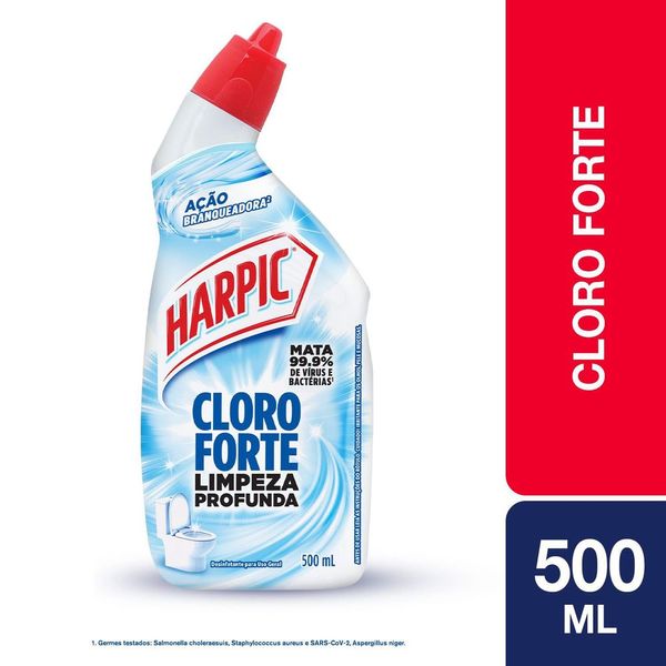 Desinfetante Sanitário Líquido Harpic Cloro Forte 500ml