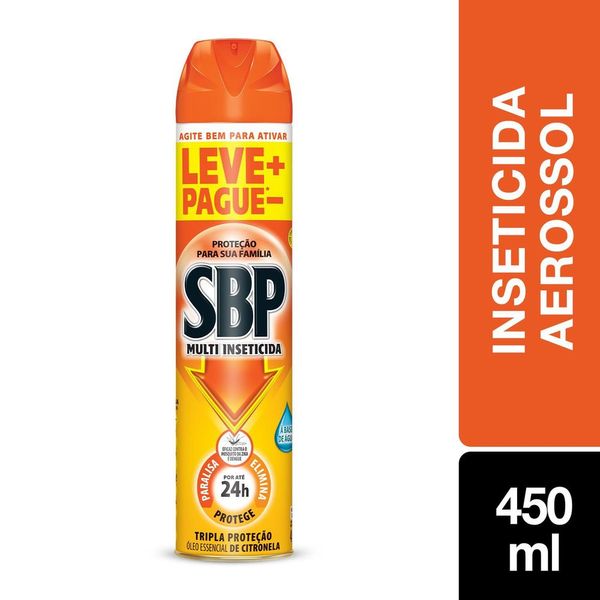 SBP Multi Inseticida Aerossol Óleo de Citronela 450ml Leve+ Pague-
