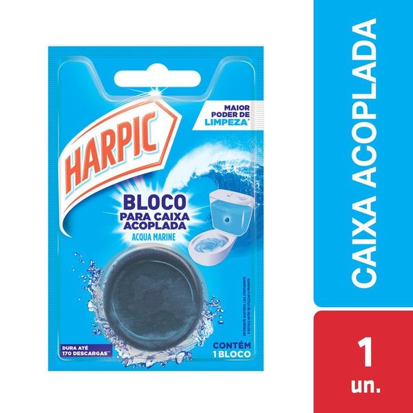 Harpic Limpador e Aromatizador Sanitário para Caixa Acoplada Marine 1 unidade