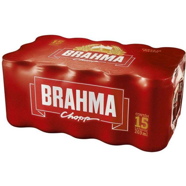 Cerveja Brahma Chopp Pilsen 269ml Lata Pack C/15