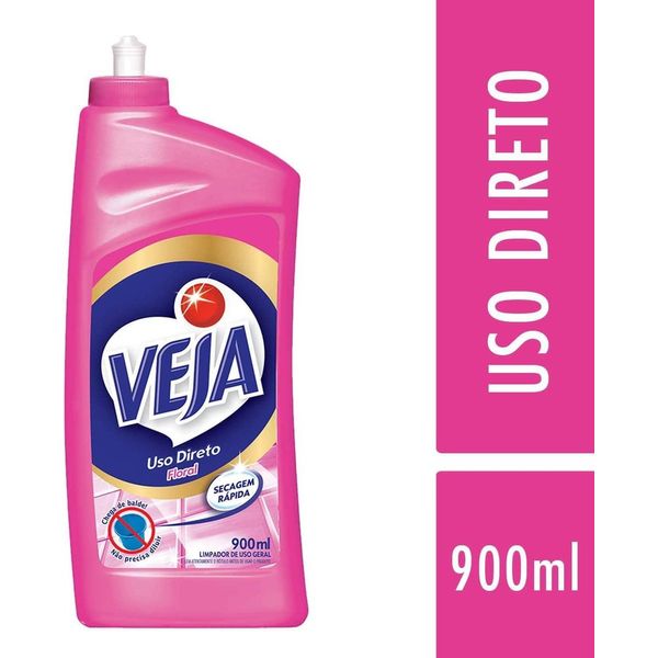 Limpador Veja Limpeza Pesada Uso Direto Floral 900ml