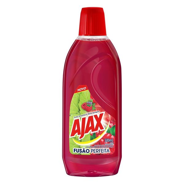 Limpador Diluível Ajax Fusão Perfeita Frutas Vermelhas e Menta Selvagem 500ml