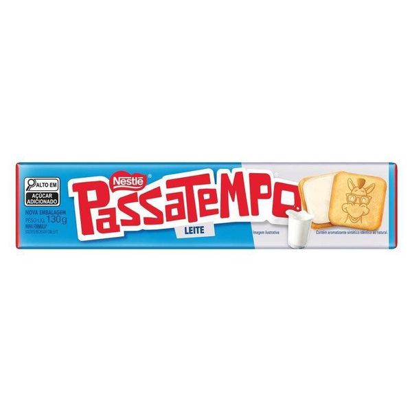 Biscoito Passatempo Recheado Leite 70X130g