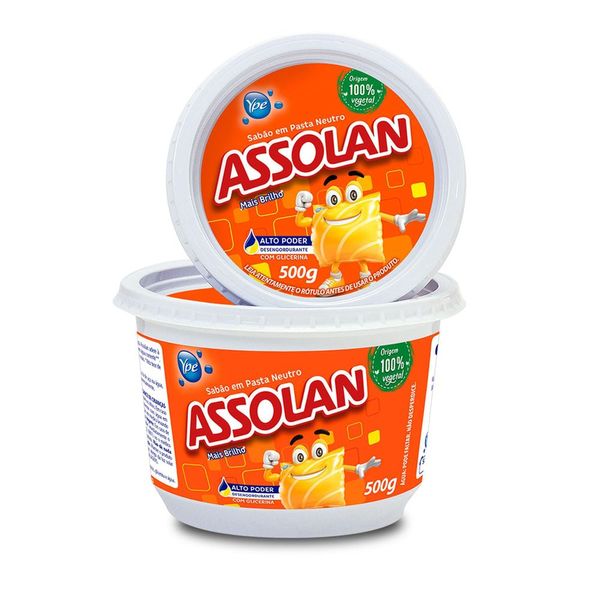 Sabão em Pasta Assolan Neutro 500g