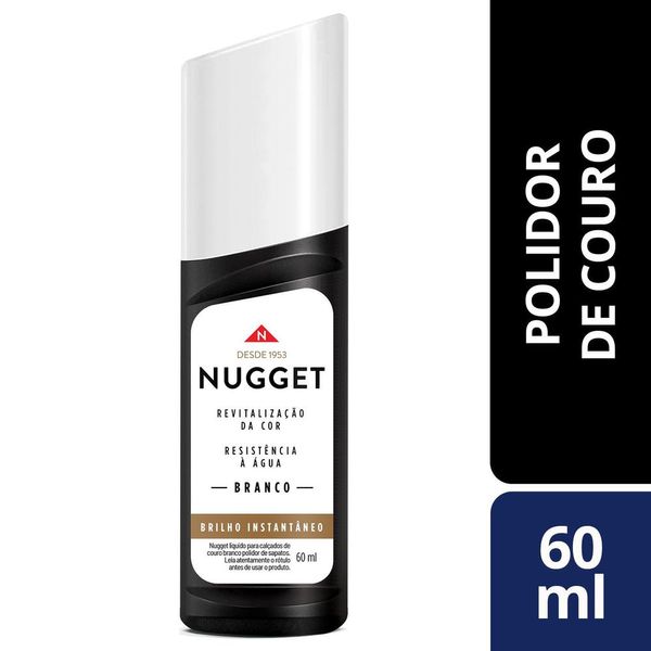 Graxa para Sapato Líquida Super Branca Nugget 60ml