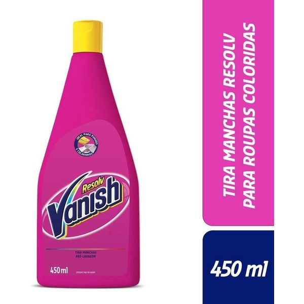 Tira Manchas Vanish Resolv Pré Lavagem para roupas coloridas 450ml