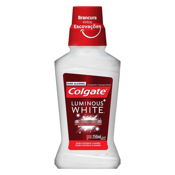Enxaguante Bucal Para Clareamento Dental Colgate Luminous White 250ml