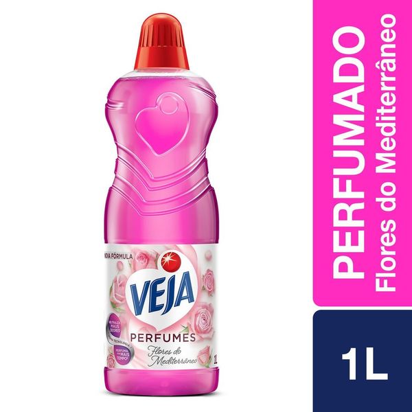 Limpador Perfumado Veja Flores do Mediterrâneo - 1L Limpador Perfumado Veja Flores do Mediterrâneo - 1L