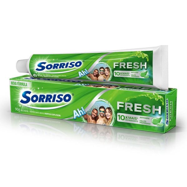 Creme Dental Sorriso Fresh Hortelã Explosion 90g