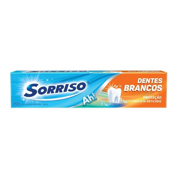 Creme Dental Clareador Sorriso Dentes Brancos 90g