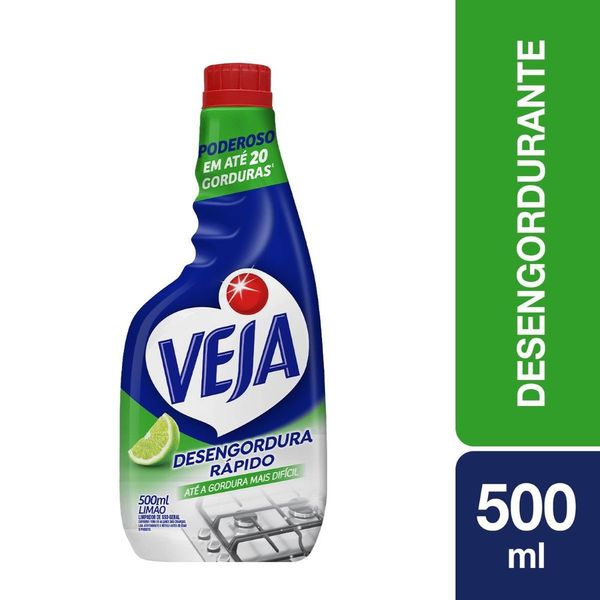 Limpador Desengordurante Veja Limão Refil 500ml