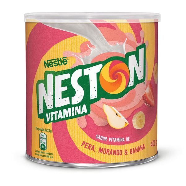 Cereal Vitamina NESTON Pera, Morango e Banana 400g