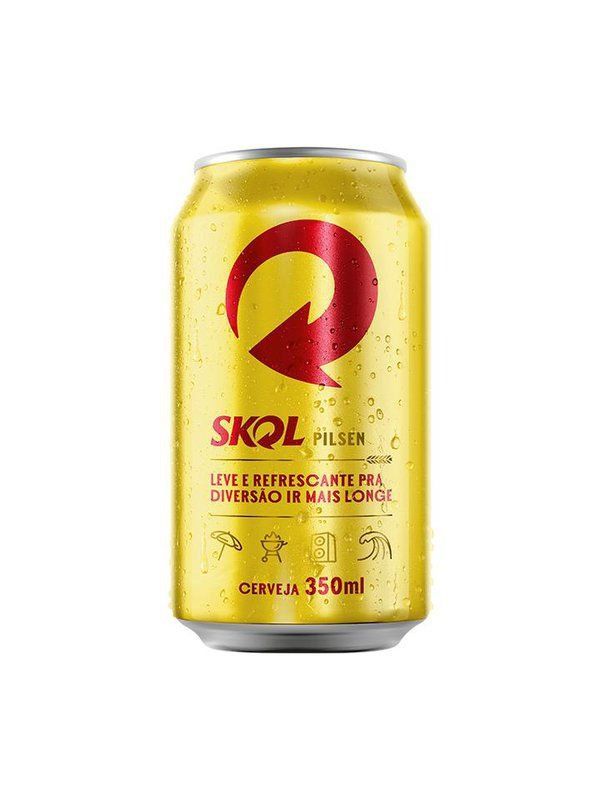 Cerveja Skol Pilsen 350ml Lata