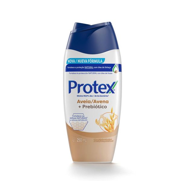 Sabonete Líquido Antibacteriano para Corpo Protex Aveia 250ml Sabonete Líquido para Corpo