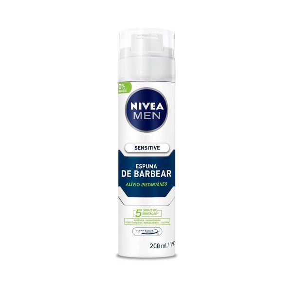 NIVEA MEN Espuma de Barbear Sensitive 200ml