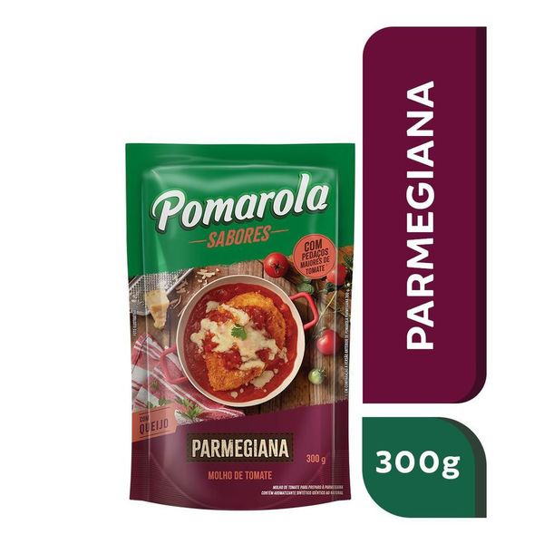 Molho de Tomate Pomarola Parmegiana Sachê 300g