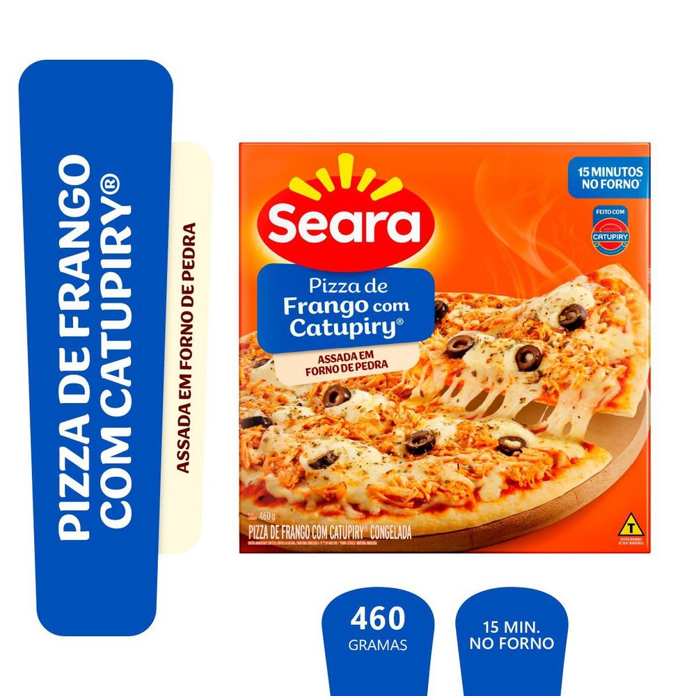 Pizza de frango com Catupiry® Seara 460g