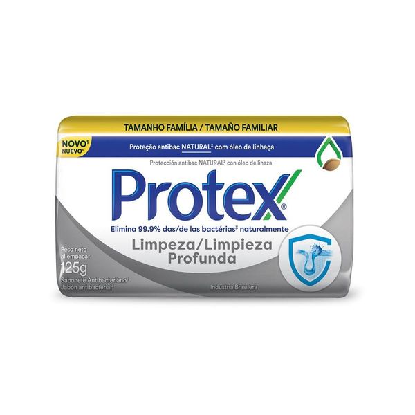 Sabonete Antibacteriano em Barra Protex Limpeza Profunda 125g