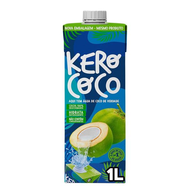 Água De Coco Kero Coco Caixa 1L Água De Coco Kero Coco Caixa 1L