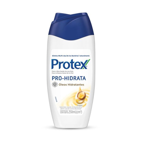 Sabonete Líquido Antibacteriano para Corpo Protex Pro Hidrata Argan 250ml Sabonete Líquido para Corpo