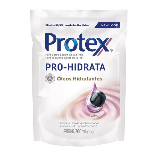 Sabonete Líquido Protex Pro Hidrata Oliva 200ml Refil