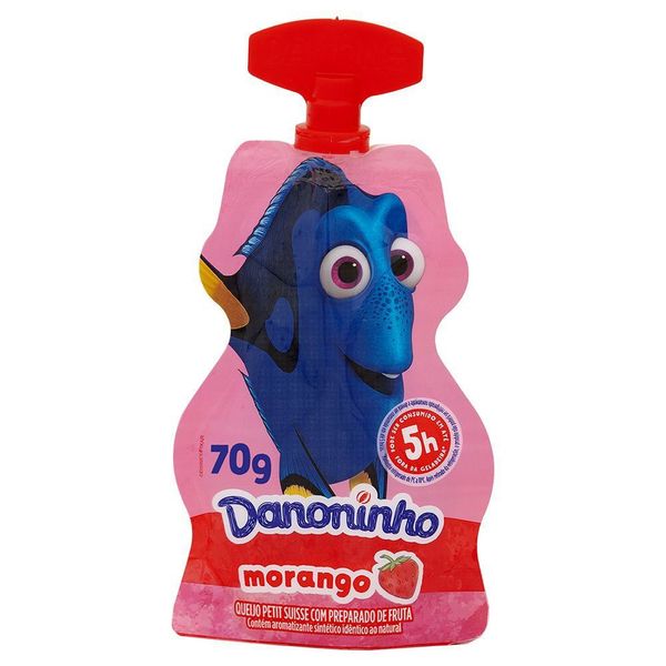 Danoninho Petit Suisse Para Levar Morango 70g
