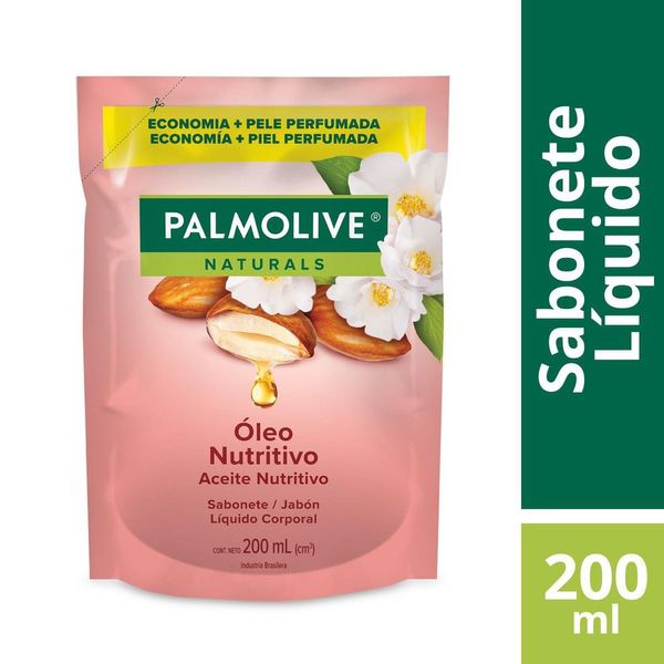Sabonete Líquido para as mãos Palmolive Naturals Óleo Nutritivo 200ml Sabonete Líquido para Mãos