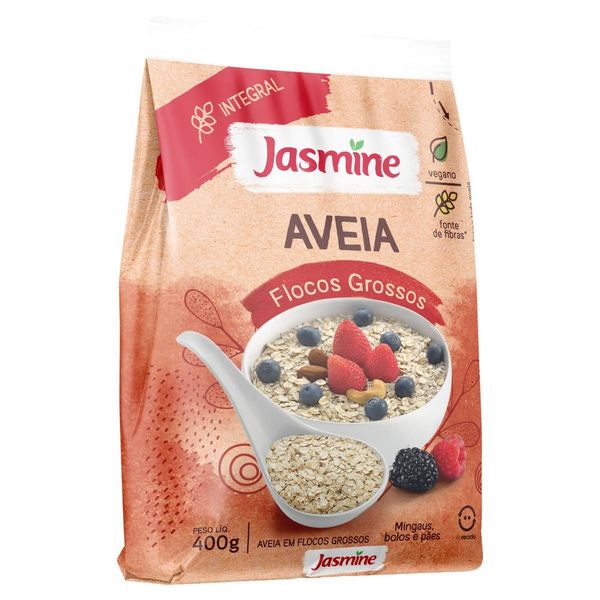 Aveia em Flocos Grossos Jasmine 400g