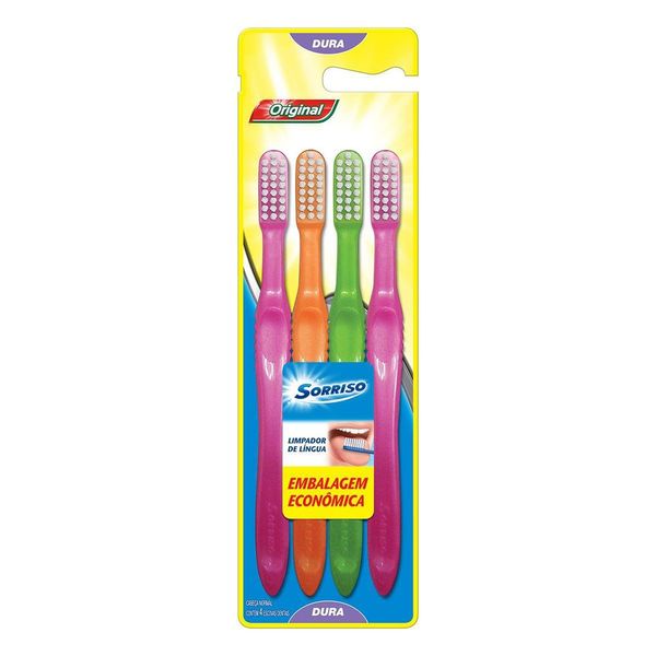 Escova de Dente Sorriso Original 4unid