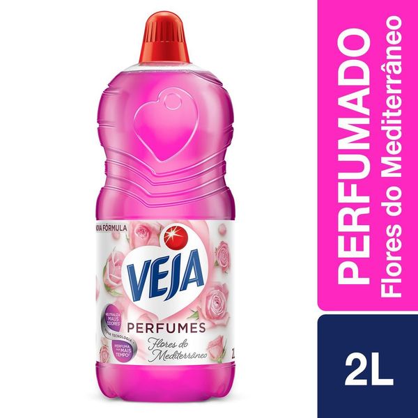 Limpador Perfumado Veja Flores do Mediterrâneo - 2L Limpador Perfumado Veja Flores do Mediterrâneo - 2L