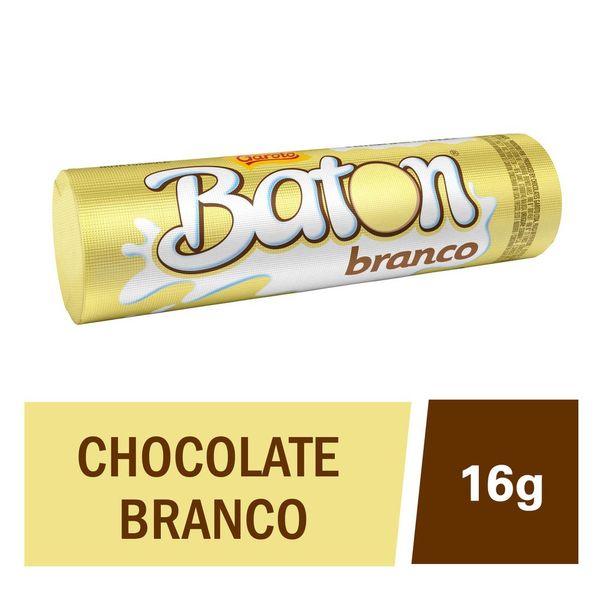 Chocolate GAROTO Baton Branco 16g